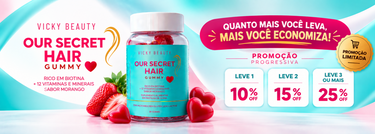 Vicky Beauty: quanto mais você leva, mais você economiza. Desconto progressivo nas cápsulas.