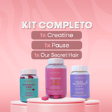 💫 KIT COMPLETO – Creatina + Our Secret Hair + Pause 🌟