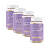 4 UN. PAUSE - Melatoninas em Goma Sabor Maracujá (90 gomas) - VICKY BEAUTY