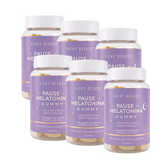 6 UN. PAUSE - Melatoninas em Goma Sabor Maracujá (90 gomas) - VICKY BEAUTY
