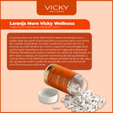 Kit 5x Laranja Moro com Café Verde e Cromo - Vicky Wellness - 30 Cápsulas