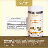 Kit 5x Picolinato de Cromo - Vicky Wellness