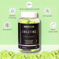 CREATINE - Creatina em Goma Sabor Maçã Verde (60 gomas)