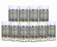 Kit 10x Magnésio Tripla Fórmula  - Vicky Wellness L-Treonina - 60 Cápsulas