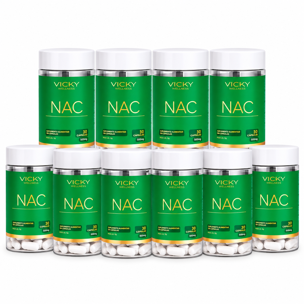 Kit 10x NAC Vicky Wellness