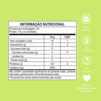CREATINE - Creatina em Goma Sabor Maçã Verde (60 gomas)