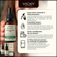 IMMUNE - VICKY BEAUTY - SABOR MORANGO -  30ML