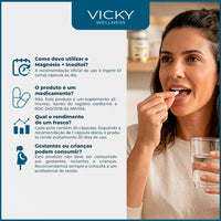 Kit 10x Magnésio + Inositol Vicky Wellness