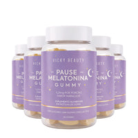 5 UN. PAUSE -  Melatoninas em Goma Sabor Maracujá (150 gomas) - VICKY BEAUTY