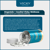 Kit Triplo 3x Magnésio + Inositol Vicky Wellness