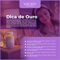 4 UN. PAUSE -  Melatoninas em Goma Sabor Maracujá (90 gomas) - VICKY BEAUTY