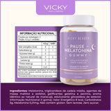 5 UN. PAUSE -  Melatoninas em Goma Sabor Maracujá (150 gomas) - VICKY BEAUTY