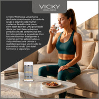 Kit 10x Magnésio Tripla Fórmula  - Vicky Wellness L-Treonina - 60 Cápsulas
