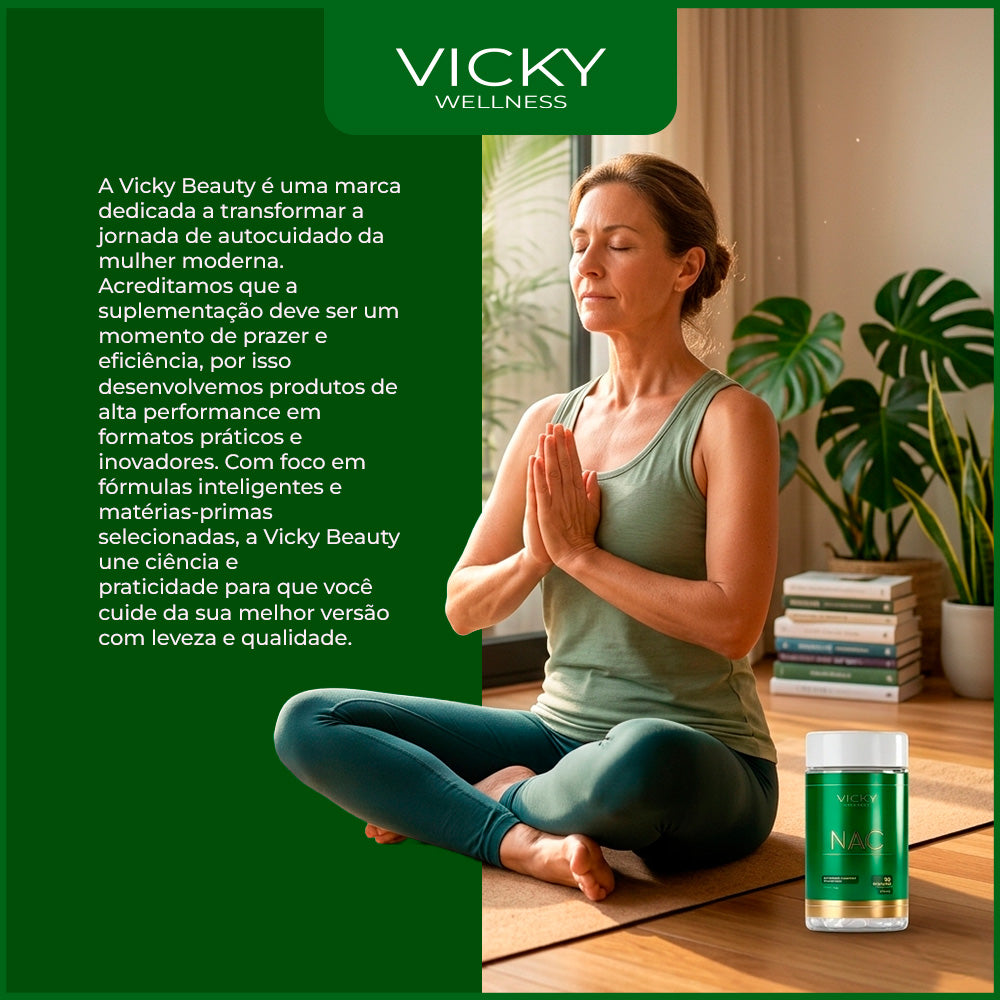 NAC Vicky Wellness - 30 Cápsulas – Vicky Beauty